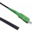 Thumbnail 0 de Negro Drop-Port 100mt SC/APC MonoModo SM SX Pigtail Cable Fibra G652D