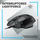 Thumbnail 3 de Mouse Gamer Logitech G502 X 13 controles progr.  5 perfiles HERO 25K Negro