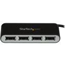 Thumbnail 2 de HUB StarTech Portátil USB 2.0 de 4 puertos con Cable Integrado Color Negro