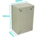 Thumbnail 2 de TIBOX 300x200x150mm 1-chapa/sin-Llave Caja Metalica IP66 Beige c/Placa