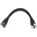 Thumbnail 3 de LINKMADE S/FTP CAT6 4UN 30cm NEGRO LSZH CABLE PATCH INYECTADO MULTIF