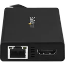 Thumbnail 10 de Docking Station StarTech USB-C a HDMI 4K LAN 2*USB 3.0 Negro para PC Notebook