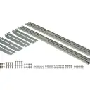Thumbnail 1 de 2U Fondo-670-950mm Riel de Rack deslizable-695mm Soporta-30Kg