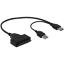 Thumbnail 2 de Adaptador SATA USB 3.0 Disco Duro Externo 2,5/3,5 inc-Fuente-12V-2A