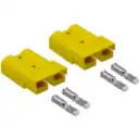 Thumbnail 2 de 50A 6mm 2-un Amarillo Anderson SB50 Enchufe Terminal Conector Volante