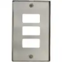 Thumbnail 0 de BTICINO Placa 3 Puestos Modulos Aluminio c/Tornillos