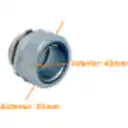 Thumbnail 2 de Metalico 40mm Prensa Estopa para Flexible Aislacion IP65