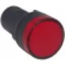 Thumbnail 0 de Rojo Luz Piloto LED 220VAC 20mm-diametro 28mm-cabeza 51mm-altura