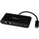 Thumbnail 1 de Adaptador StarTech Multipuertos USB-C de Red Ether. con Hub de 3Ptos USB 3.0