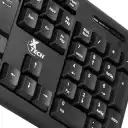 Thumbnail 2 de Teclado Alámbrico XTech XTK-092S, Tradicional QWERTY+Numér USB2.0 Español Negro