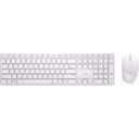 Thumbnail 0 de Kit Teclado Mouse Dell KM5221W Conectividad Inalámbrica USB Color Blanco Español