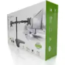 Thumbnail 5 de Soporte de Escritorio 2 Brazos para Monitor 13" a 32" Giro 180° Rot 360° - KLIPX