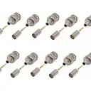 Thumbnail 2 de 10-unids. BNC-Macho Crimpeable 75OHM Conector Coaxial para cable RG59