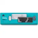 Thumbnail 1 de MLAB KIT TECLADO Y MOUSE MINI BLUETOOTH + 2,4GHZ 1600DPI CLICKY C80BT WHITE/GRAY
