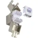 Thumbnail 0 de UI 1U CAT6A STP FTP BLINDADO PUNCHAB METAL RJ45 UACC-KEYSTONE-JACK-C6A