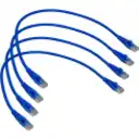 Thumbnail 4 de Cable de Red Categoria 5E Azul LSZH Multifilar Longitud 50 cm Pack 4 unidades