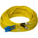 Thumbnail 2 de 25mt SC-FC MonoModo SM Duplex Jumper Cable Fibra 9/125um 3.0mm