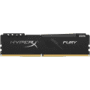 Thumbnail 1 de Memoria RAM 8GB DDR4 2666MHz DIMM CL16 Non-ECC 1.2V 288p - HyperX Fury Black