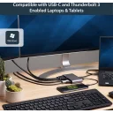 Thumbnail 8 de Docking Station StarTech USB-C 2 Monitores HDMI 4K GbE 2 USB-A 100W 