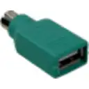 Thumbnail 0 de Adaptador 1-USB-A-H a 1-PS2-M Teclado/Mouse USB-PS/2