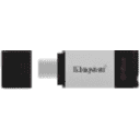 Thumbnail 2 de Pendrive 64GB Kingston DataTraveler 80 USB-C 200MB/s USB 3.2 Gen 1 Negro/Gris