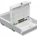 Thumbnail 1 de MIKROTIK 2-SFP+10G 8-1000 PoE-out IP54 SwOS req24-57V UPS-24V inc-TC