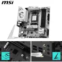 Thumbnail 2 de Tarjeta Madre MSI B850M GAMING WIFI6E AM5 2*DDR5 LAN 2.5G WIFI6E mATX