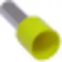Thumbnail 0 de Amarillo 10,0mm2 12/21,5mm 100-un AWG7 Ferrules Terminal Aislado Crimp