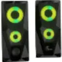 Thumbnail 1 de Parlantes Multimedia X-Tech XTX-131 6W Conexion 3.5 mm y USB con Luces LED