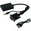 Thumbnail 2 de VGA-M/in Audio/3,5mm-H/in HDMI-H/out Convertidor Video Phone-1/8