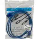 Thumbnail 0 de Cable Extensión USB 2.0 Tipo-A Macho a Hembra Pasivo Longitud 1.5mts Color Azul