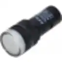 Thumbnail 1 de Blanco Luz Piloto LED 12VDC/AC 15mm-diametro 19mm-cabeza 45mm-altura