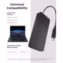 Thumbnail 4 de Docking Station Lenovo Host USB-C, Puertos USB3.2 2*USB-C LAN HDMI DP Negro
