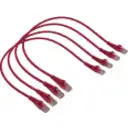 Thumbnail 4 de LINKMADE 4UN 50CM CAT5E ROJO LSZH CABLE PATCH INYECTADO MULTIFILAR