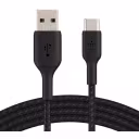 Thumbnail 4 de Cable USB Belkin USB-A a USB-C Trenzado 1mt Color Negro