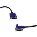 Thumbnail 1 de 0,3mt HDB15 90oR Macho-Macho DB15-M VGA-M Cable-24cm Video Blindado