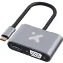 Thumbnail 0 de Adaptador Multipuertos 2en1 XTech XTC-542, USB-C a HDMI VGA