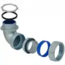 Thumbnail 3 de Metalico 40mm Codo Prensa Estopa para Flexible Aislacion IP65