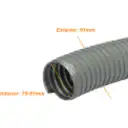 Thumbnail 0 de 90mm Rollo-10mts Conduit Flexible Metalico Cubierto-PVC PCFC