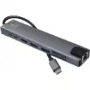 Thumbnail 0 de MLAB HUB ADAPTADOR 8 EN 1 TYPE-C A RJ45 + HDMI + SD/TF CARD + PD100W + USBC2.0 + 1USB3.0 + 1USB2.0