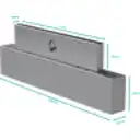 Thumbnail 4 de UBIQUITI Electroiman 270KG 12VDC 0,8A incluye Soporte L Aluminio