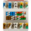 Thumbnail 2 de FURUKAWA Rojo Cat6 UTP Multilan Punch Keystone Hembra RJ45 35060608