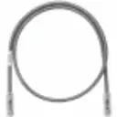 Thumbnail 0 de Panduit NetKey - Patch cable - RJ-45 (M) to RJ-45 (M) - 2.13 m - UTP - CAT 6 - IEEE 802.3af/IEEE 802.3at/IEEE 802.3bt - booted, snagless, stranded - gray