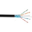 Thumbnail 1 de Cable Negro LinkMade 100mt Cat5E F/UTP Exterior PE Solid Unifilar