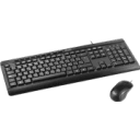 Thumbnail 2 de Kit Teclado Mouse Alámbrico KlipXtreme KCK-251S DeskMate USB Español c/Negro