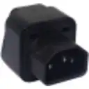 Thumbnail 0 de Adaptador Multinorma C14 Macho a Schuko-US Hembra 10A, NO CERTIFICADO