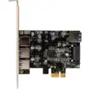 Thumbnail 1 de Tarjeta StarTech, PCIe x1 con 4 Puertos USB 3.0, 3 externos 1 interno 