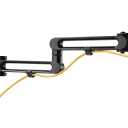 Thumbnail 4 de StarTech.com Brazo de Soporte para Monitor - Articulado - de Aluminio - para Monitores VESA de hasta 32IN - con Dos Brazos Giratorios - Mount para 2 monitores (brazo ajustable) - aluminio - negro - tamaño de pantalla: hasta 32" - montable en escritorio