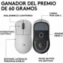 Thumbnail 4 de Mouse Gamer Logitech Pro 2 LIGHTSPEED Inalámbrico Sensor HERO 2 Blanco