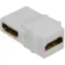 Thumbnail 2 de HDMI Angular-90-grados Hembra-Hembra Keystone Blanco v1.4